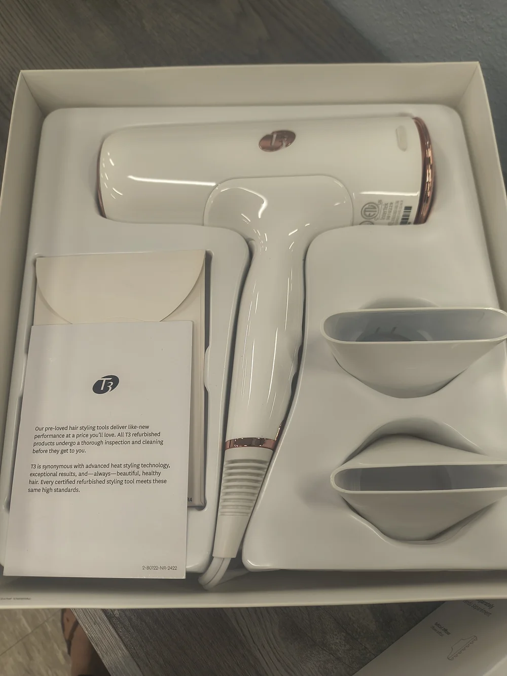White Professional Hair Dryer CURA